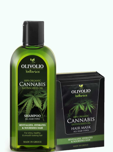 Set sampon si masca, cu ulei de canabis 200/ 240ml