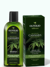 Set sampon si tratament de par, cu ulei de canabis 200/ 90ml