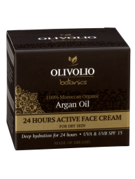 Crema de fata cu ulei de argan activa 24h 50ml