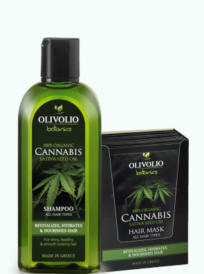 Set sampon si masca, cu ulei de canabis 200/ 240ml