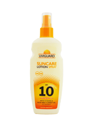 Lotiune spray protectie solara Uviguard SPF10, 200ml