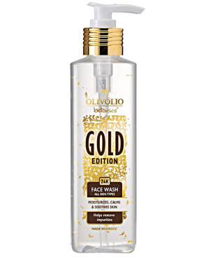 Gel curatare ten cu fulgi de aur 24k  250ml