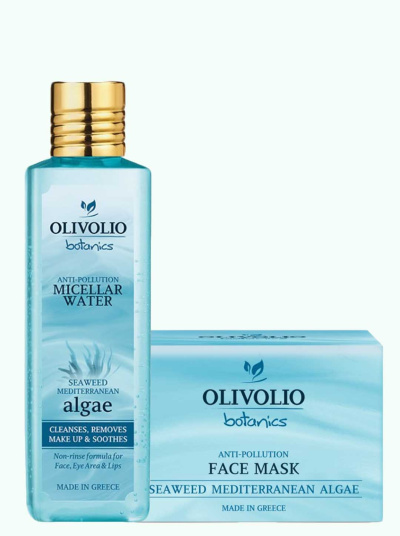 Set apa micelara si masca de fata cu alge marine 250ml