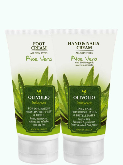 Set crema de maini si picioare, cu aloe vera