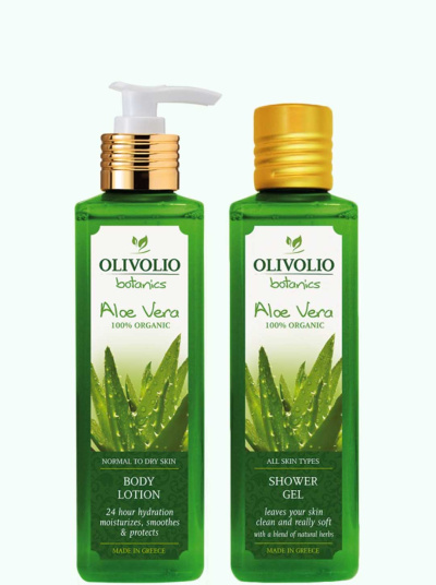 Set gel de dus si lotiune de corp, cu aloe vera 250ml