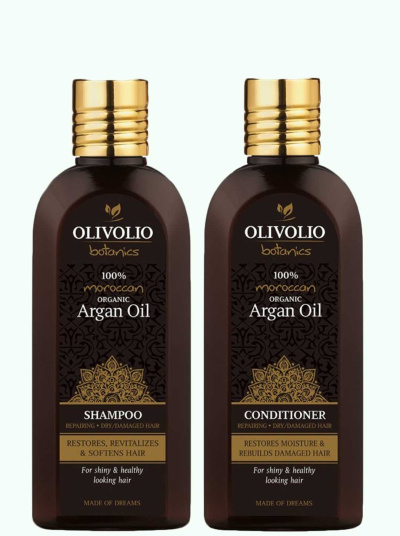 Set sampon si balsam par uscat deteriorat, cu ulei de argan 200ml