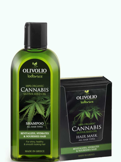 Set sampon si masca, cu ulei de canabis 200/ 240ml