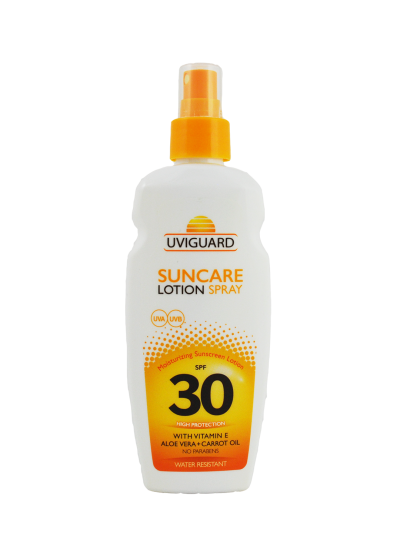 Lotiune spray protectie solara Uviguard SPF30, 200 ml