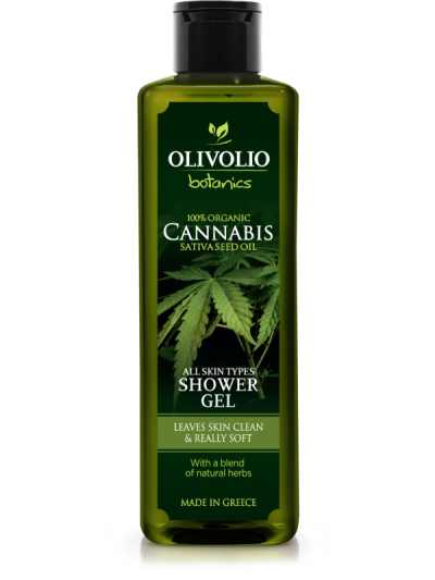 Gel de dus natural cu ulei de canabis 250 ml THC