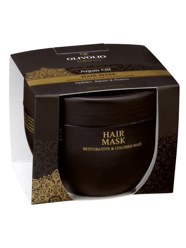 Olivolio Argan Oil Hair Mask for Restorative & Colored Hair