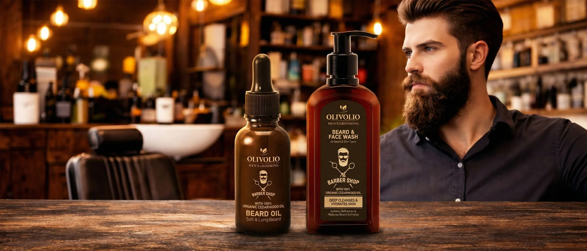 Barba ingrijita, natural